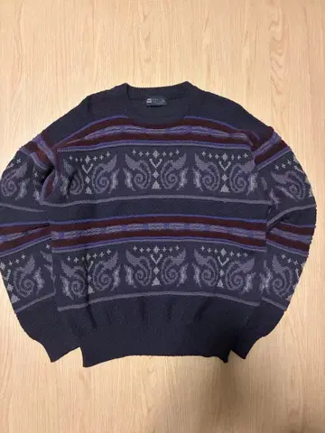 EAST OAK 3D 니트 퍼플