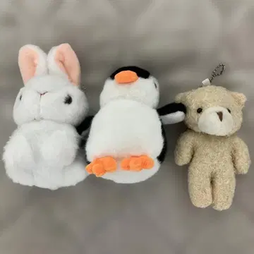토끼 펭귄 곰 봉제 인형 세트
