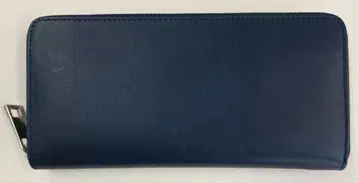 네이비 가죽 장지갑