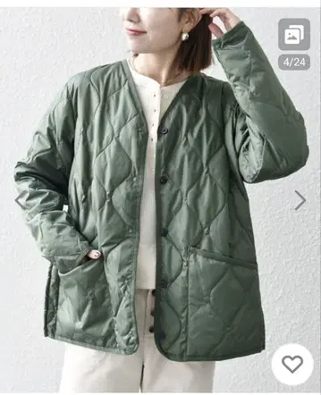 TAION SHIPSany 별주 퀼팅 다운 자켓