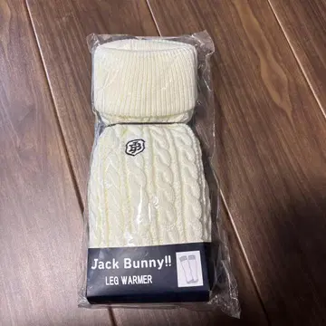 [ 미사용 ] Jack Bunny!! 레그 워머 화이트