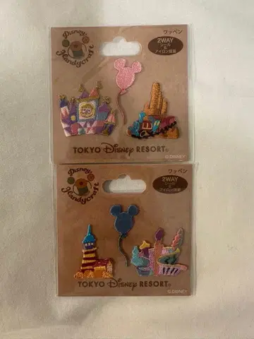 디즈니 리조트 핸디크라프트 와펜 스모와 빅 썬더 마운틴