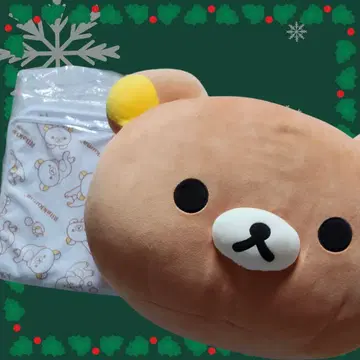 리락쿠마 리락만 쿠션 담요 레어 푹신푹신 선물