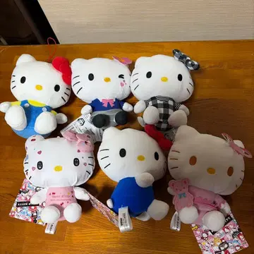 헬로키티 봉제 인형 6개 세트