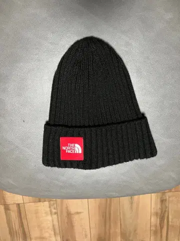THE NORTH FACE 블랙 니트 모자