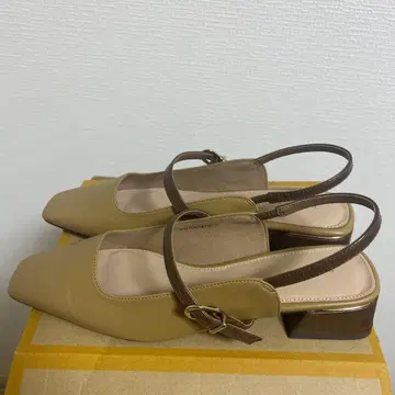 RANDA 펌프스 베이지 로우힐