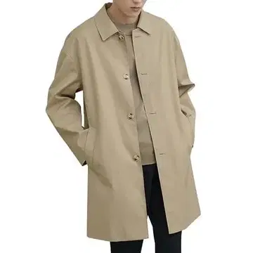 [22 Wear] 트렌치코트 남성용 코트 봄 가을 방풍 자켓 b
