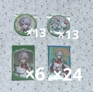 Dytica 산리오 소우운 카게츠 폴라로이드풍 카드 캔뱃지 묶음 판매