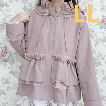 볼륨 프릴 마운틴 파카 핑크 멜미 시마무라 허드슨 허니