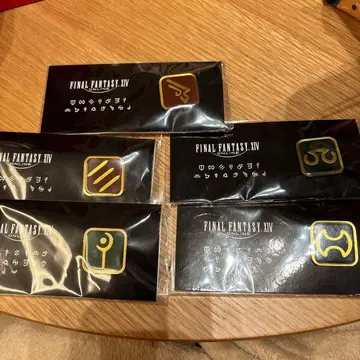 파이널 판타지 XIV 직업 핀 배지 5종 세트