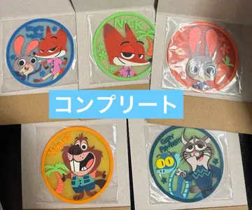 주토피아2 클리어 러버 코스터 컴플리트 5종 가챠가챠 주디