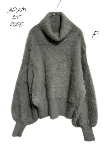 ADAM ET ROPE [ 새상품급 ] 니트 터틀넥 스웨터 상의 F