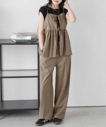 앞뒤 2WAY 뷔스티에 x 팬츠 셋업