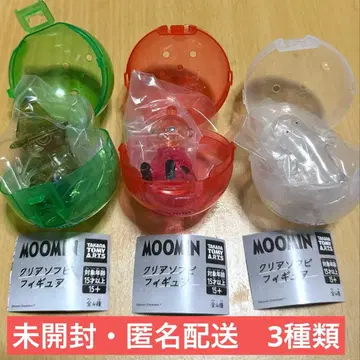 무민 클리어 소프트 비닐 피규어 3종 스너프킨 리틀미이 니로니요로