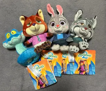 주토피아2 빨간 볼 마스코트 전 4종 컴플리트 세트