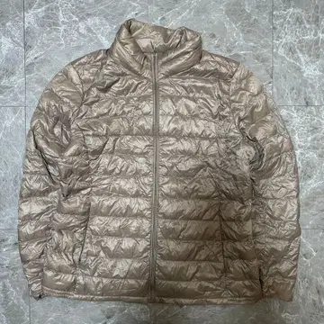 유니클로 XL 베이지 다운 자켓