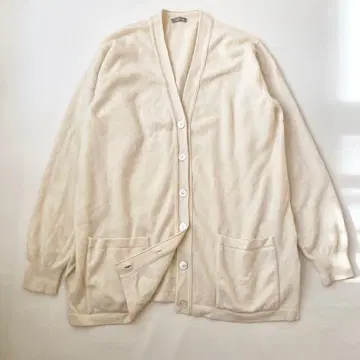 AGNONA 가디건 캐시미어 100% V넥 이탈리아제 빅 사이즈