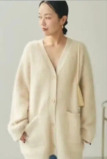 Plage Fur Midi 가디건