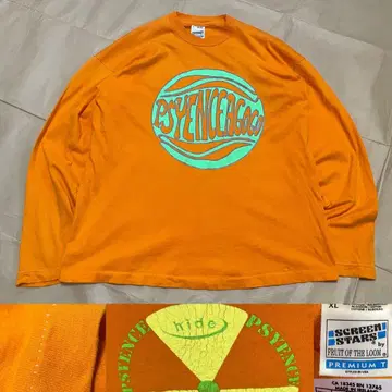 90s hide PSYENCE 롱 T 긴팔 티셔츠 투어 굿즈