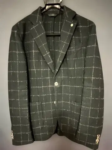 L.B.M. 1911 테일러드 자켓 (다크 그린 체크 무늬)