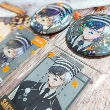 사쿠라 하루카 Y2K 캔뱃지 아크릴 카드 윈브레 WIND BREAKER