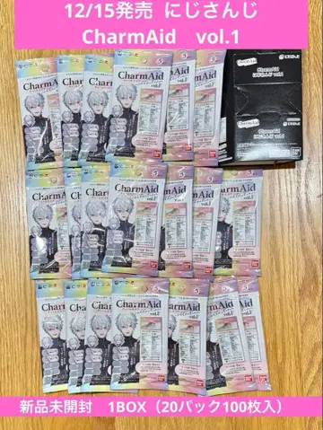 [ 미개봉 새상품 ] 반다이 CharmAid 니지산지 vol.1 20팩