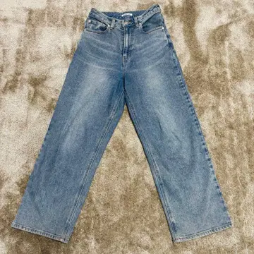 COHINA 하이웨스트 스트레이트 데님 S