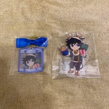 귀멸의 칼날 크리스마스 아크릴 스탠드 오너먼트 참 토미오카 기유