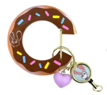 인기 주토피아 도넛형 및 캔디형 카라비너 키링 에코백 3종