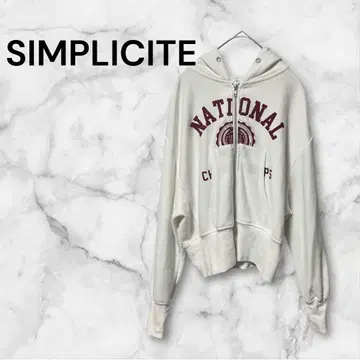 SIMPLICITE 심플리시떼 여성용 후드티 로고 프리 사이즈