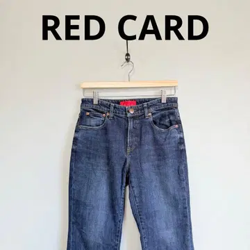 RED CARD 플레어 데님 493523 데님 팬츠 바지 새상품급 23