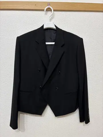 라드 뮤지션 짧은 기장 더블 테일러드 자켓 42