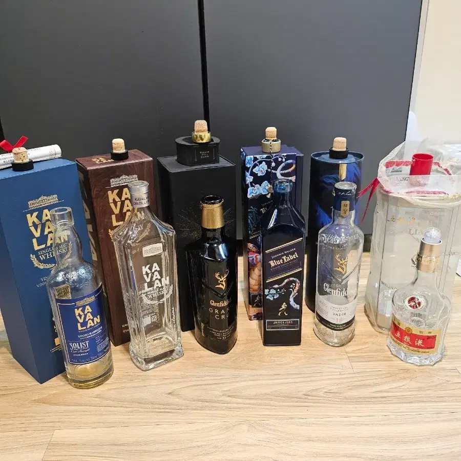 위스키 빈병 (카발란/글렌피딕/블루라벨 등).공병