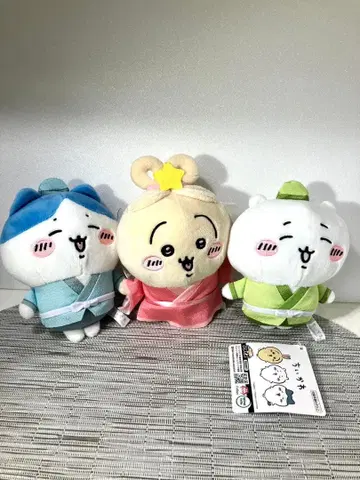 [치이카와] 칠석 봉제 인형 치이카와, 하치와레, 토끼 3체 세트