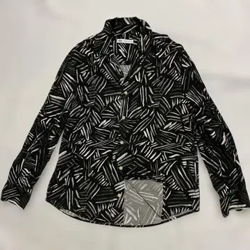 ZARA 모노톤 패턴 셔츠 L 사이즈