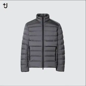 유니클로 플러스 J 다운 M 그레이