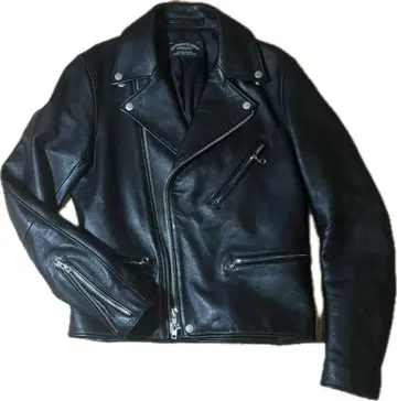 새상품급 유나이티드 애로우즈 더블 라이더 자켓 가죽 블랙 소가죽