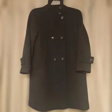 나노 유니버스 울 코트 블랙