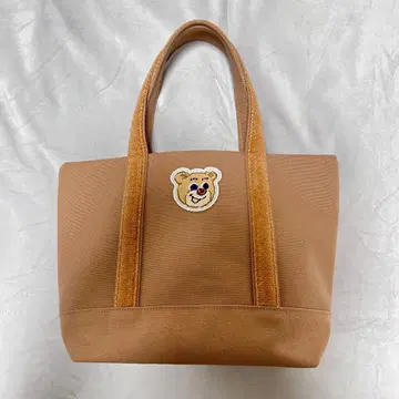 러브러리 바이 페이 올드 테디 토트 베이지 소