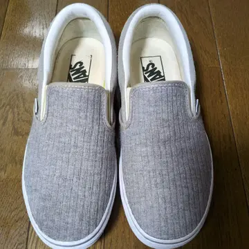 Vans 그레이 슬립온 24.5cm