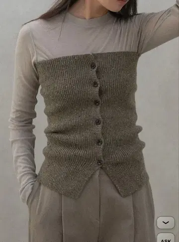 OHOTORO Mixed Tube Knit