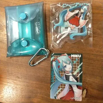 스시로 프로세카 콜라보 멀티 파우치 카드 하츠네 미쿠