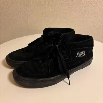 VANS 하프캡 블랙 스니커즈