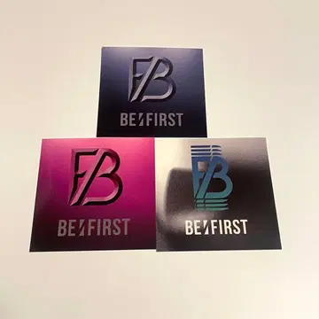 BE:FIRST 로고 스티커 해시태그 캠페인 3장 세트