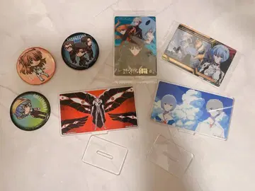 에반게리온 배지와 카드 스탠드 세트 묶음 판매