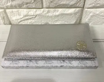 [ 새상품 미사용 ] 황궁 장지갑 천연 가죽 실버