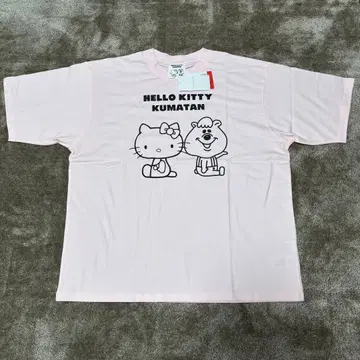 헬로키티 곰돌이 빅 티셔츠 핑크