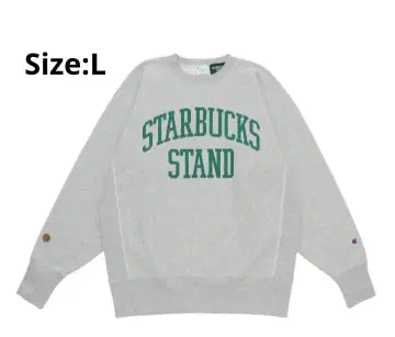 STARBUCKS BEAMS Champion 리버스 위브 맨투맨