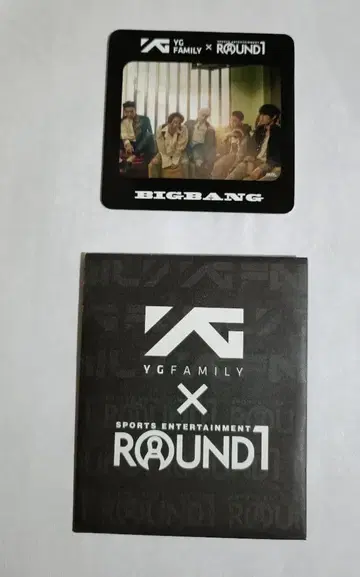 BIGBANG x ROUND1 콜라보 코스터 봉투 포함