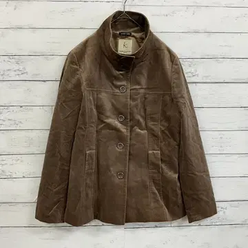 [ 쿠미쿄쿠 KUMIKYOKU ] 자켓 브라운 빅 사이즈 2XL 상당